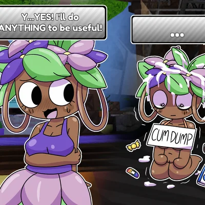 bassie (dandy's world) (blushcrunch studio, dandy's world) created by surjang