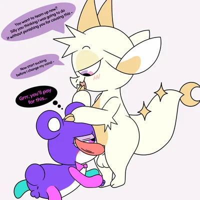 bearzel (chikn nuggit), bezel (chikn nuggit), fwench fwy (chikn nuggit) (chikn nuggit, mythology) created by cloudeon