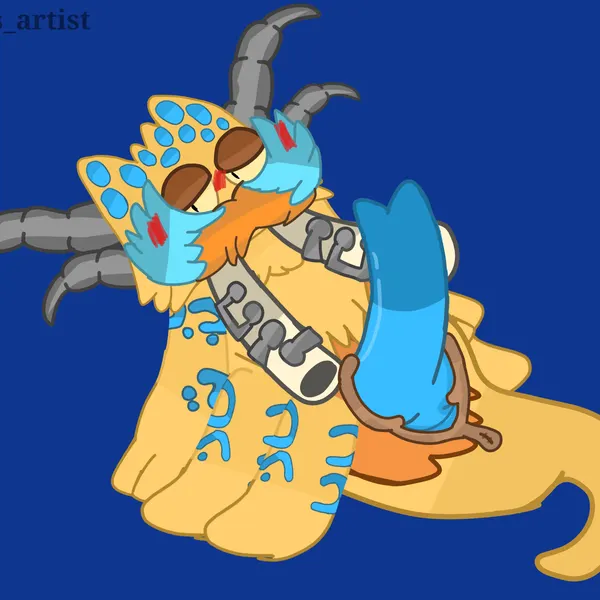 big blue bubble, my singing monsters created by walrus artist