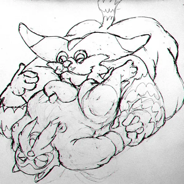 big the cat, dodon pa (sonic) (sega, sonic the hedgehog (series)) created by ericphoria, henry hyena