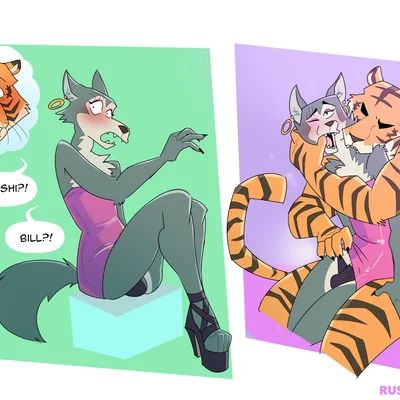 bill (beastars), legoshi (beastars) (beastars) created by rusheloc