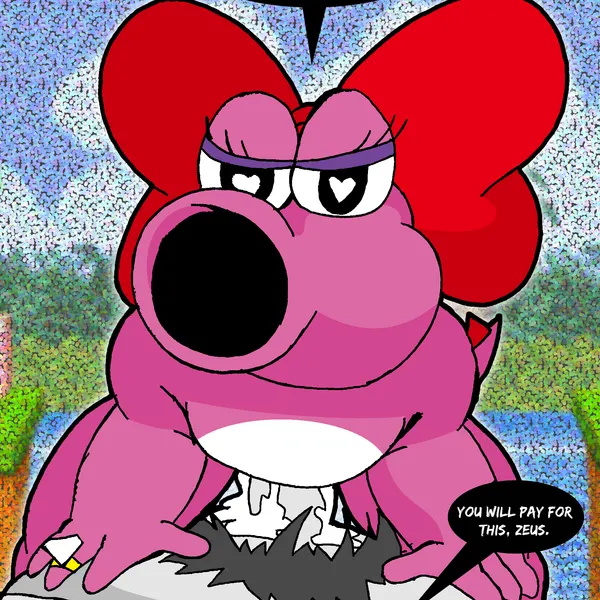 birdo (character), kratos (god of war, mario bros) created by metateen