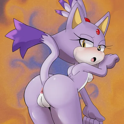 blaze the cat (sega, sonic the hedgehog (series)) created by neo x6