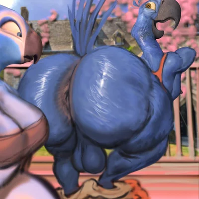 blu (rio), jewel (rio) (blue sky studios, rio (series)) created by hohohonse