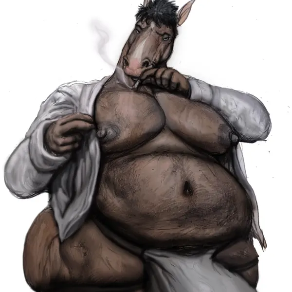bojack horseman (character) (bojack horseman, netflix) created by hohohonse