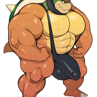bowser (mario bros, nintendo) created by analon (artist)