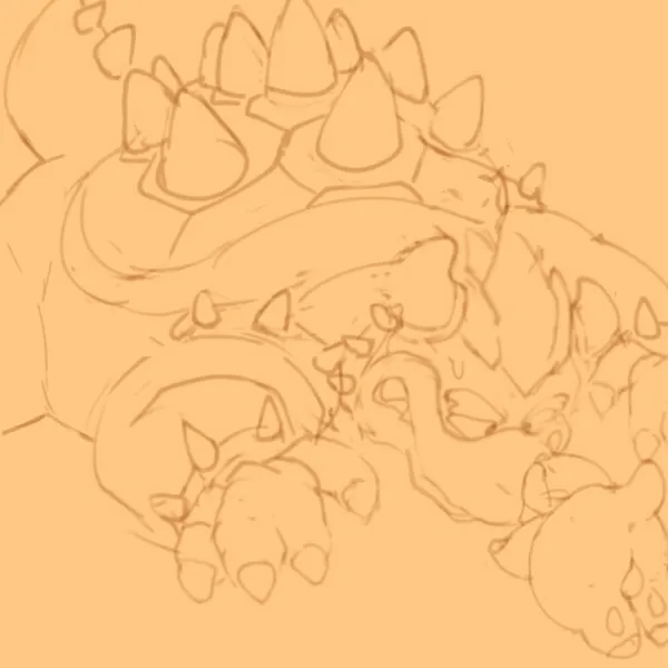 bowser (mario bros, nintendo) created by watagenodebi