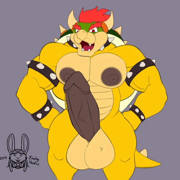 bowser (mario bros, nintendo) created by yaudizz