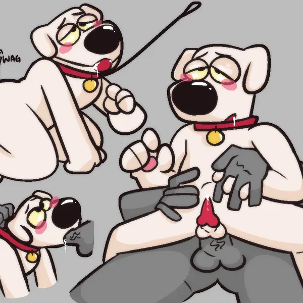 brian griffin (family guy) created by poprocks-coke