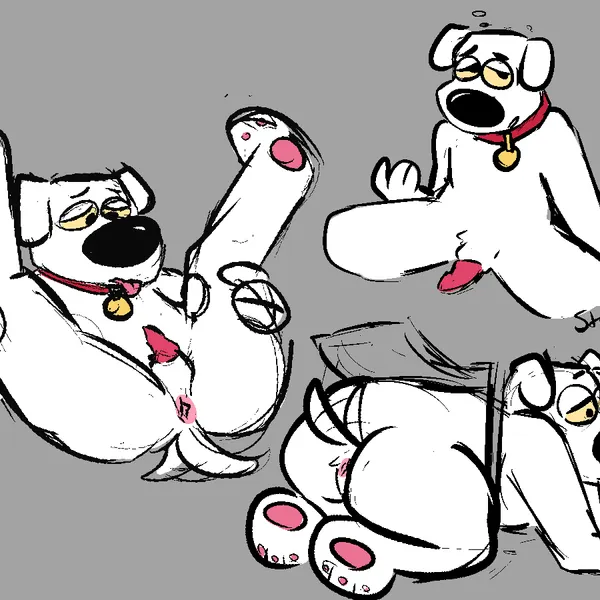 brian griffin (family guy) created by poprocks-coke