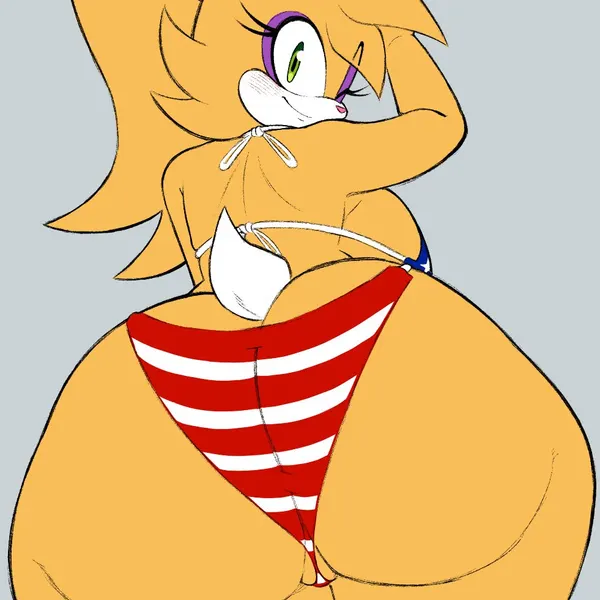 bunnie rabbot (sega, sonic the hedgehog (series)) created by snesti09