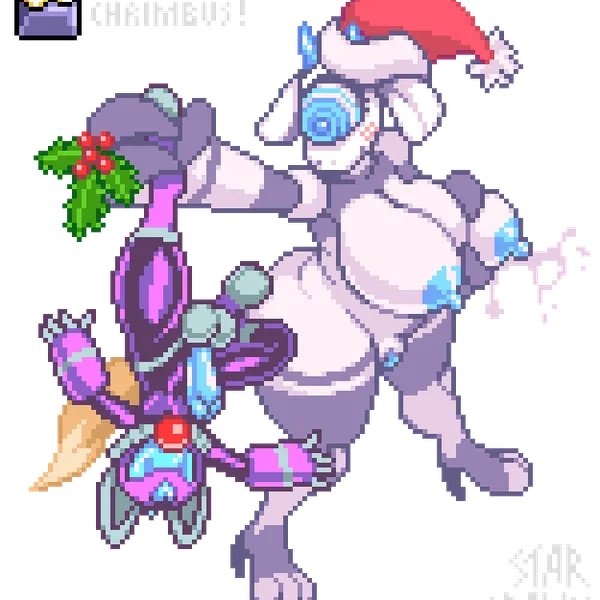 caprabot, mustard (ses vanbrubles) (christmas, star spawn) created by ses vanbrubles