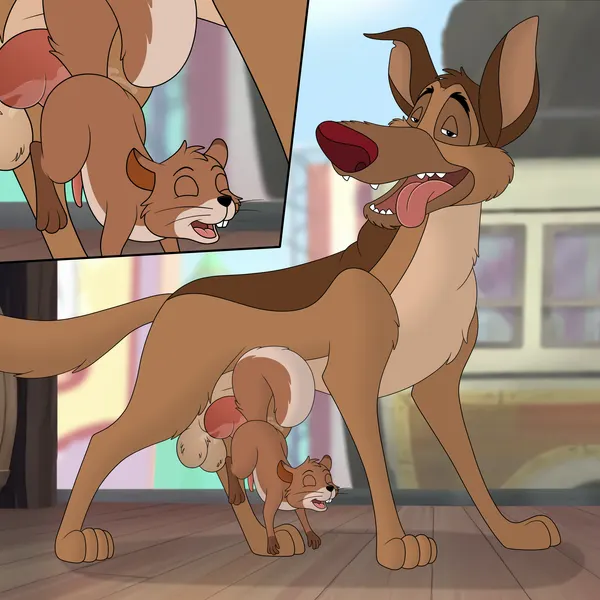charlie barkin, skater squirrel (all dogs go to heaven, don bluth) created by skateryena