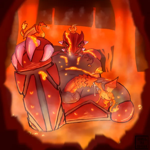 coal (bell zabella), fan character, pyro (bell zabella) (mythology, nintendo) created by bell zabella