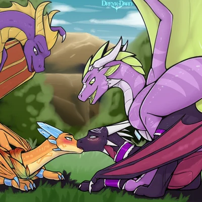 cynder, spyro (activision, european mythology) created by dreyk-daro