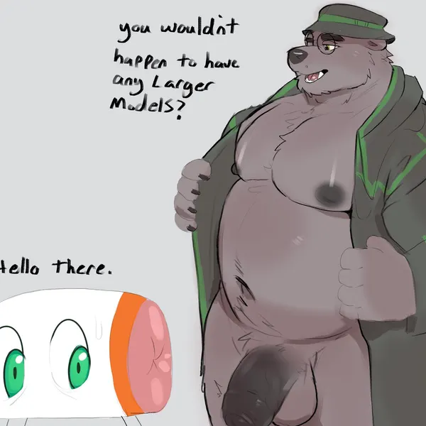 director bear (reborn as a vending machine i now wander the dungeon) created by bin (artist)
