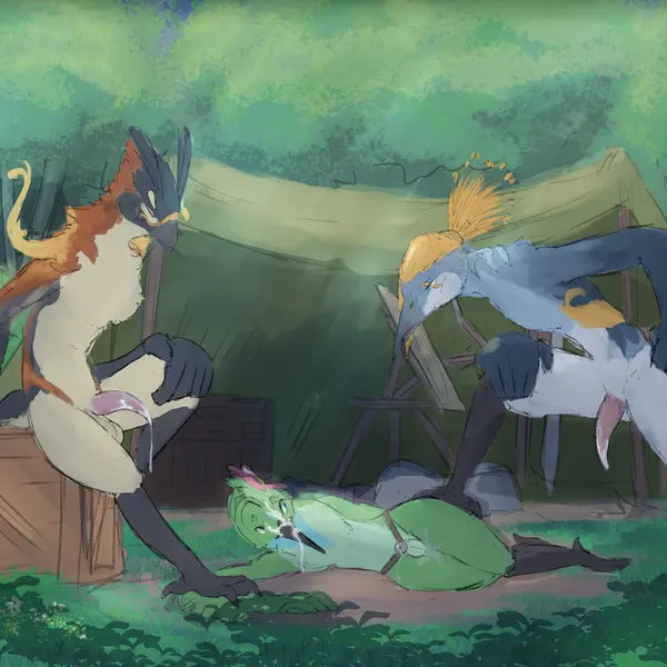 durai (voxtheowl), soko (voxtheowl), tip the hummingbird created by voxtheowl