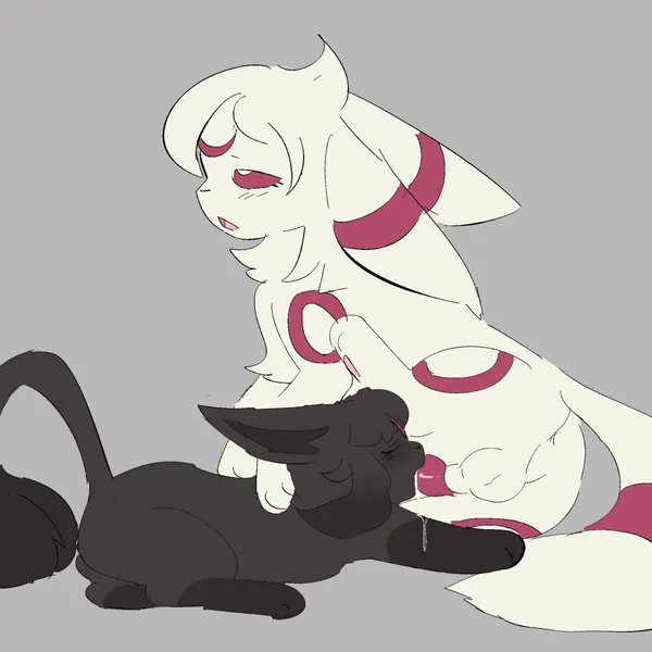 eclipse (ayceedee), fan character, hope (bloowolfy) (nintendo, pokemon) created by bloowolfy