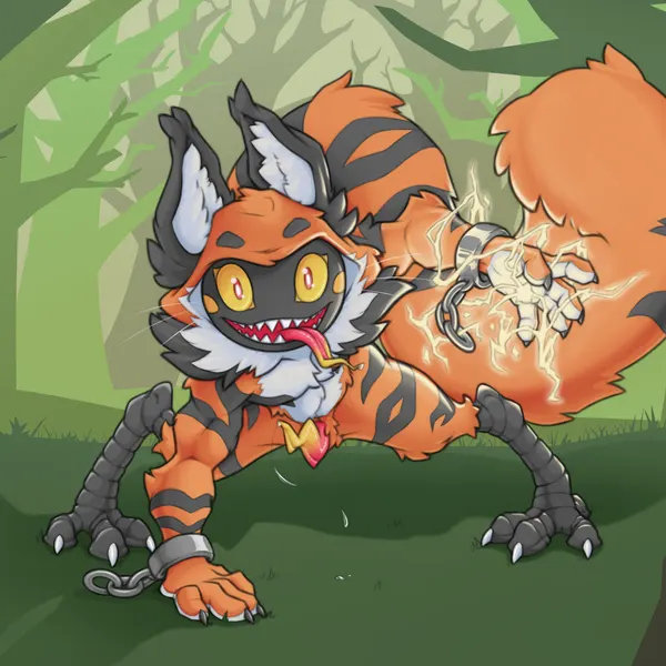 electro tiger created by almar