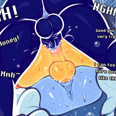 elnina (deltarune), lanino (deltarune), rouxls kaard (deltarune, undertale (series)) created by mawile123