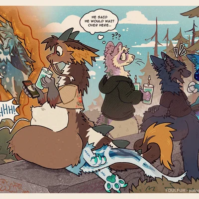 ev (aevaristus), hyper (hypabeast), ivy (recompiledbirds) (mythology) created by foulfur