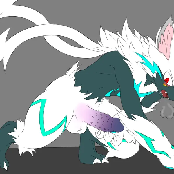 fan character, kerrel (zeraora) (nintendo, pokemon) created by mxsb (artist)