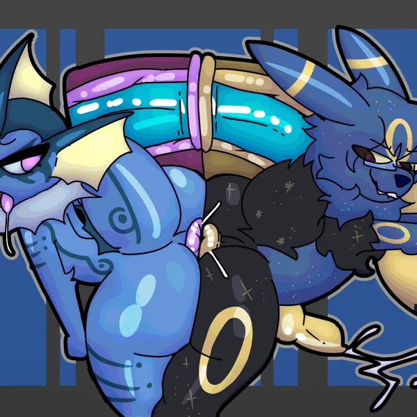 fan character, showers the vaporeon (nintendo, pokemon) created by halfpricesouls