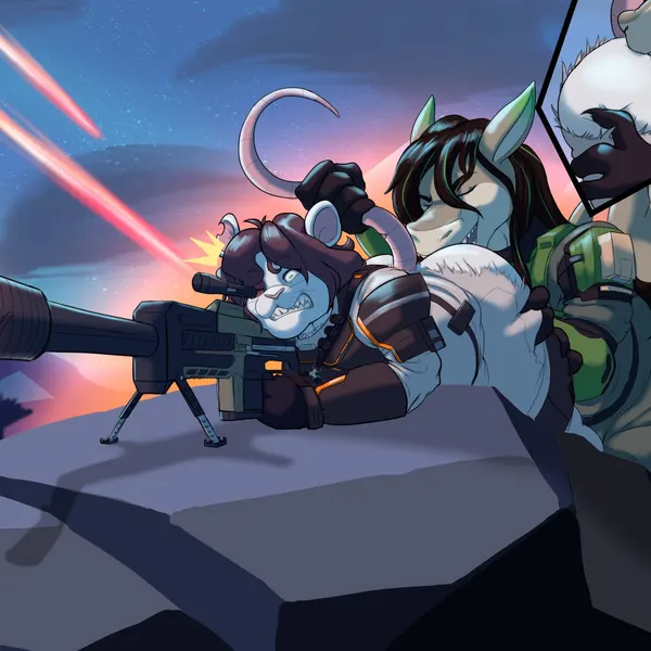 fantalodon (helldivers) created by fennephilim fox