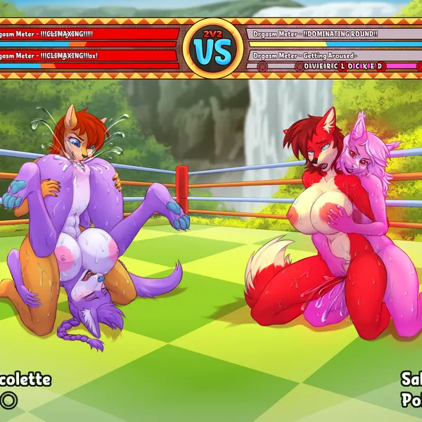 fiona fox, nicole the lynx, nicolette the weasel (archie comics, sega) created by therealaisek