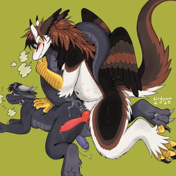 fursona (birdpaw) (mythology) created by birdpaw (artist)