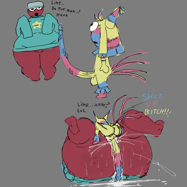 gigi (dandy's world), yatta (dandy's world) (blushcrunch studio, dandy's world) created by fagcomplex