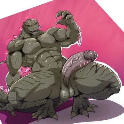 godzilla (godzilla (series), toho) created by teastuff