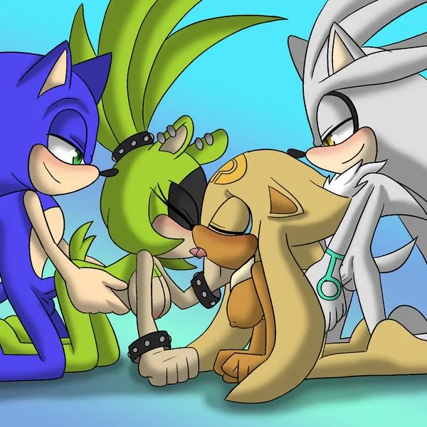 gold the tenrec, silver the hedgehog, sonic the hedgehog (archie comics, idw publishing) created by angelofhapiness