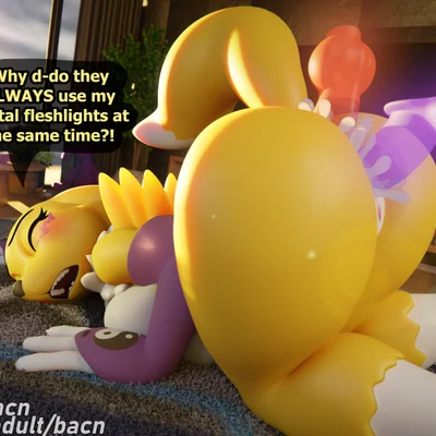 guilmon (bacn), impmon (bacn), renamon (bacn) (bandai namco, digimon) created by bacn