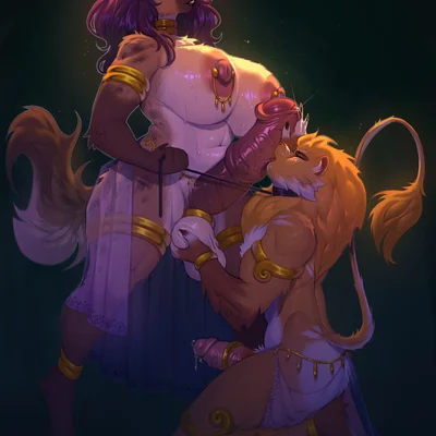 idan (f1ukie), taisha (ashenholen) created by littleclown