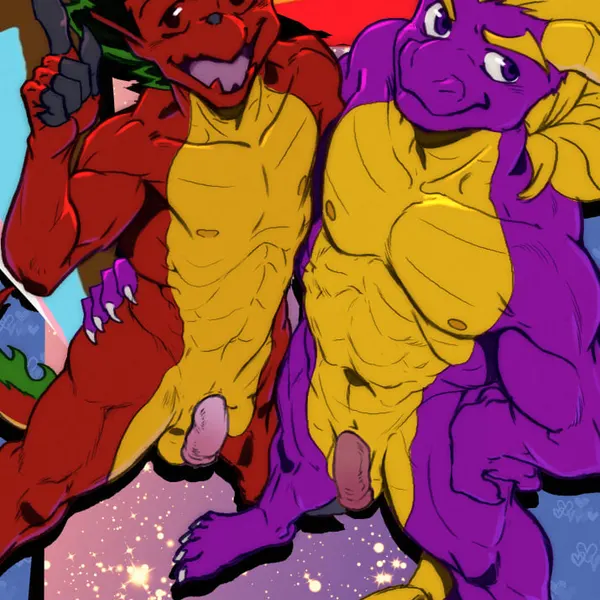jake long, spyro (activision, american dragon: jake long) created by raccoondouglas