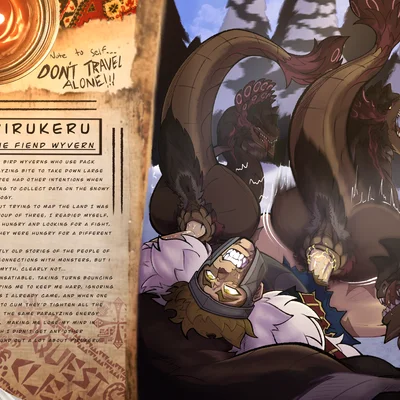 jalo (mhs) (capcom, european mythology) created by skulboogie, yaboinoir