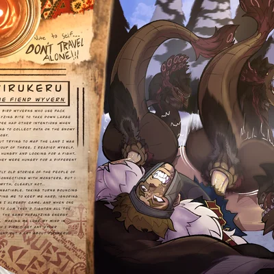 jalo (mhs) (capcom, european mythology) created by skulboogie, yaboinoir