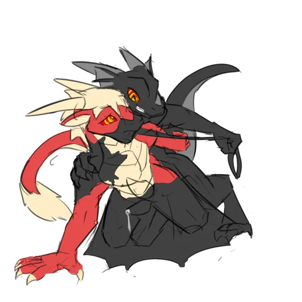 jamesthedragon, negadrake (mythology) created by litledragon