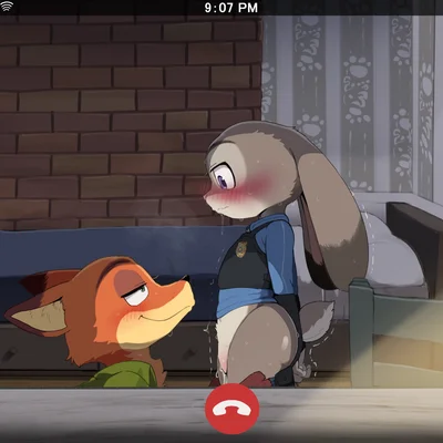 judy hopps, nick wilde (disney, zootopia) created by dagasi