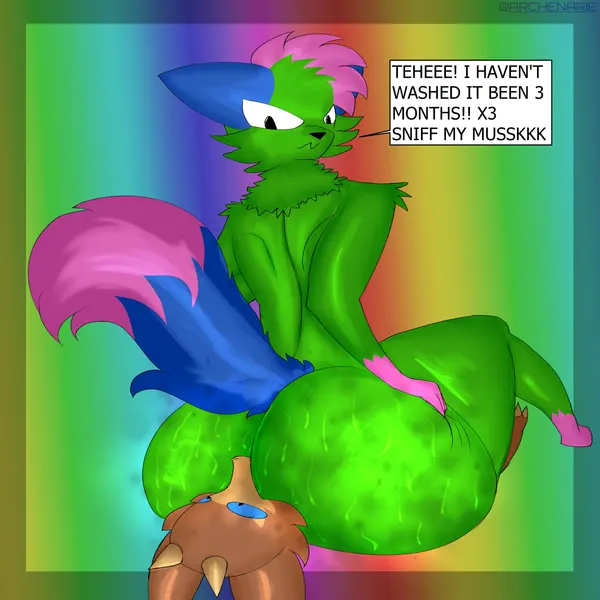 kevin (nyanwolf), zanite (don't touch my pizza (meme), nyanwolf) created by archenarie