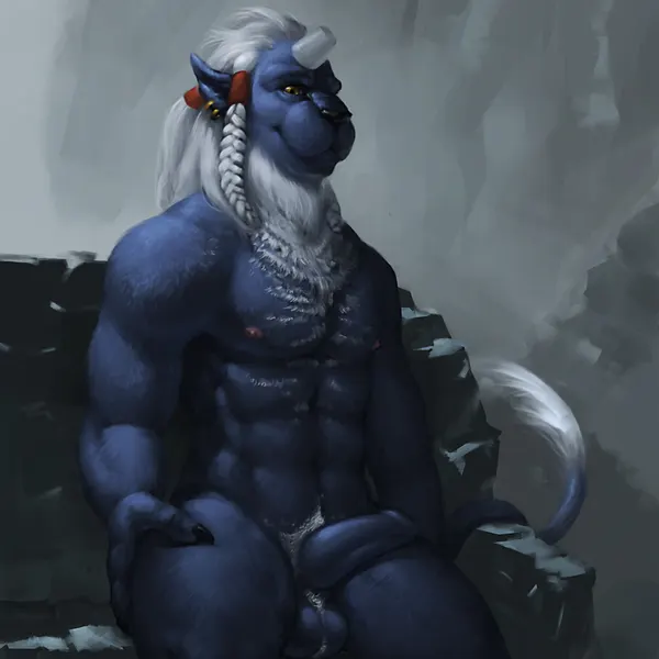 kimahri (final fantasy, final fantasy x) created by darkgem