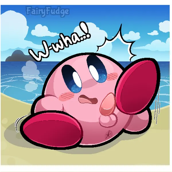 kirby (kirby (series), nintendo) created by fairyfudge