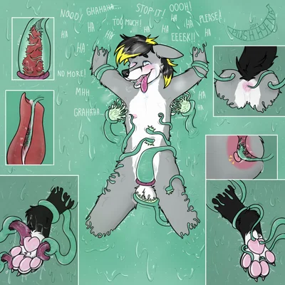 knil (character) created by plush hyena