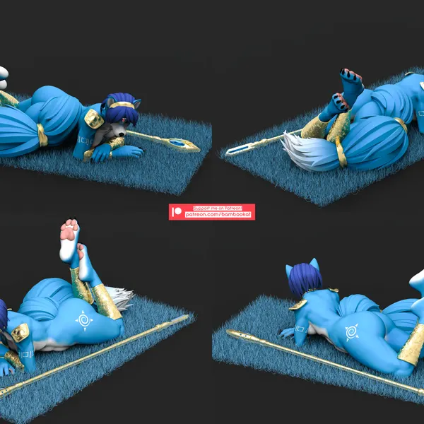 krystal (star fox) (nintendo, star fox) created by bambookat