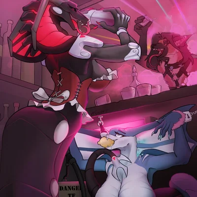 ksatti (character), lastael (lastaelcobrauwu), xen (xenthetechnomorph) created by ksatti