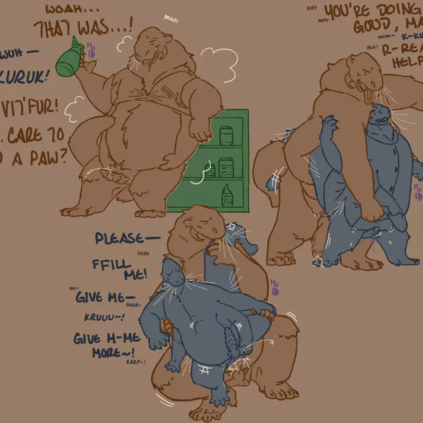 kuruk (character), mauvit'fur created by muddymaggot