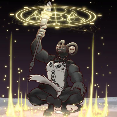 libra creature of night (elden ring, elden ring nightreign) created by daxhush