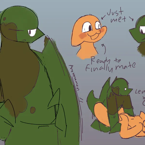 lime (arsinnamon), orange (arsinnamon) (mythology) created by arsinnamon