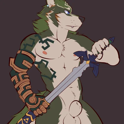 link (wolf form) (nintendo, the legend of zelda) created by ventkazemaru